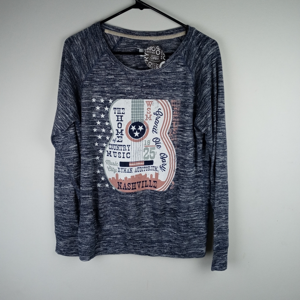 Grand Ole Opry Nashville Long Sleeve Top Size L